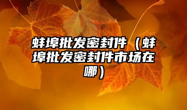 蚌埠批發(fā)密封件（蚌埠批發(fā)密封件市場(chǎng)在哪）